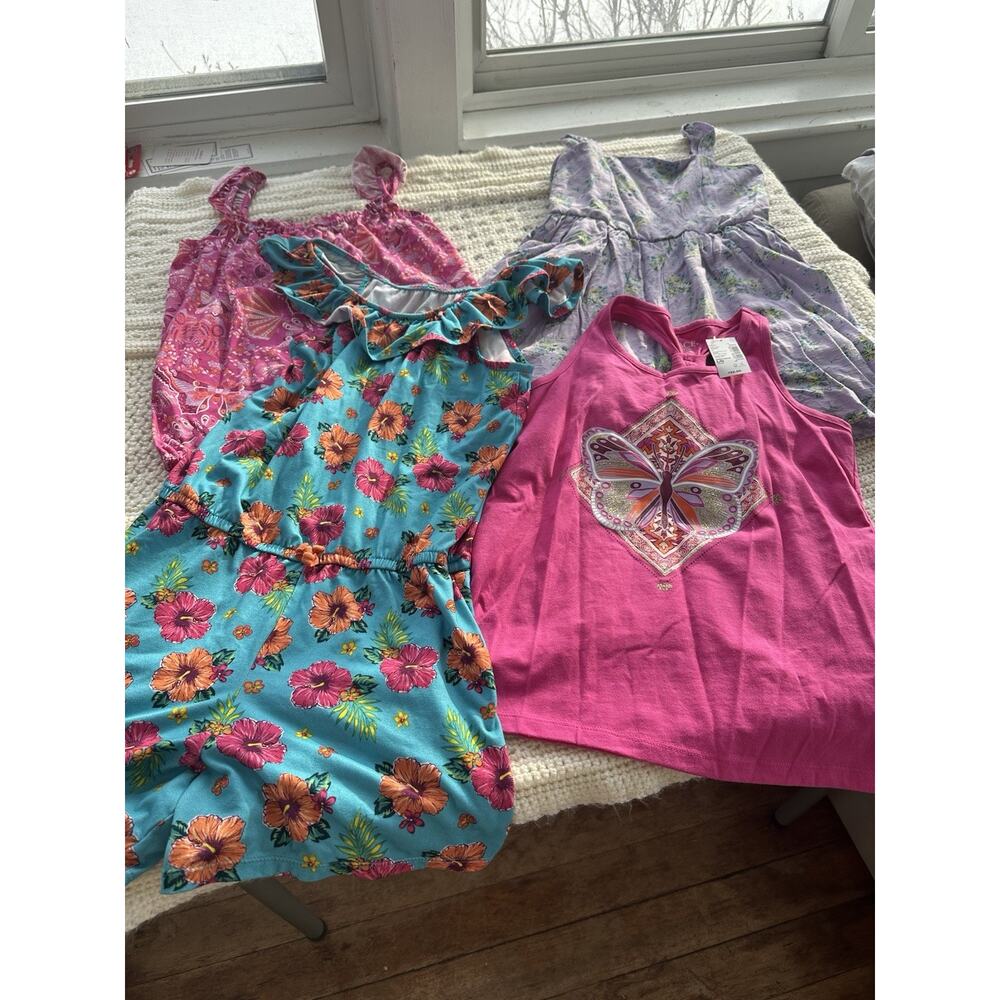 Girls 10/12 Summer Lot (2 Tanks, Two One Piece) So Cute